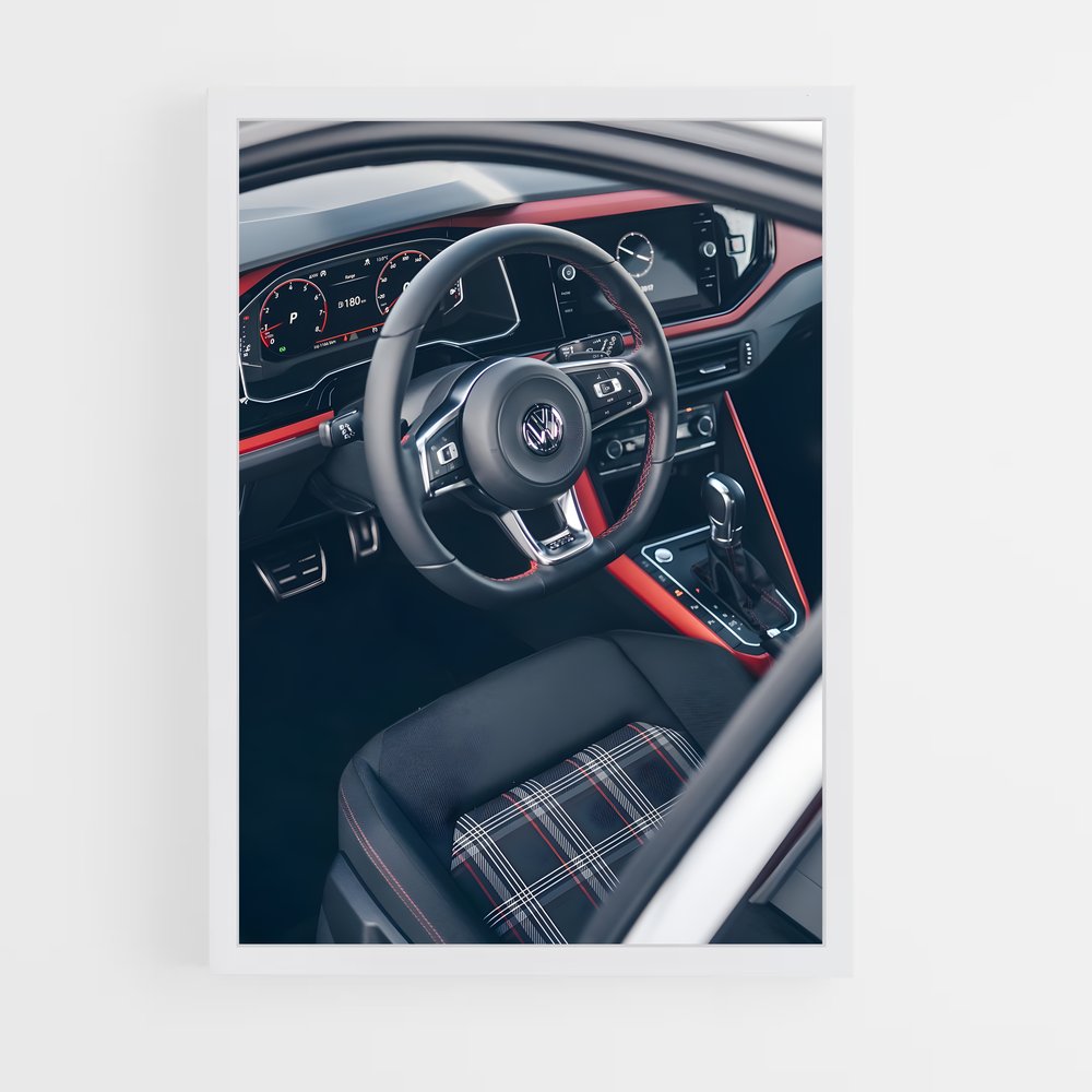 Poster Intérieur GTR – affiche Volkswagen (vue 3)
